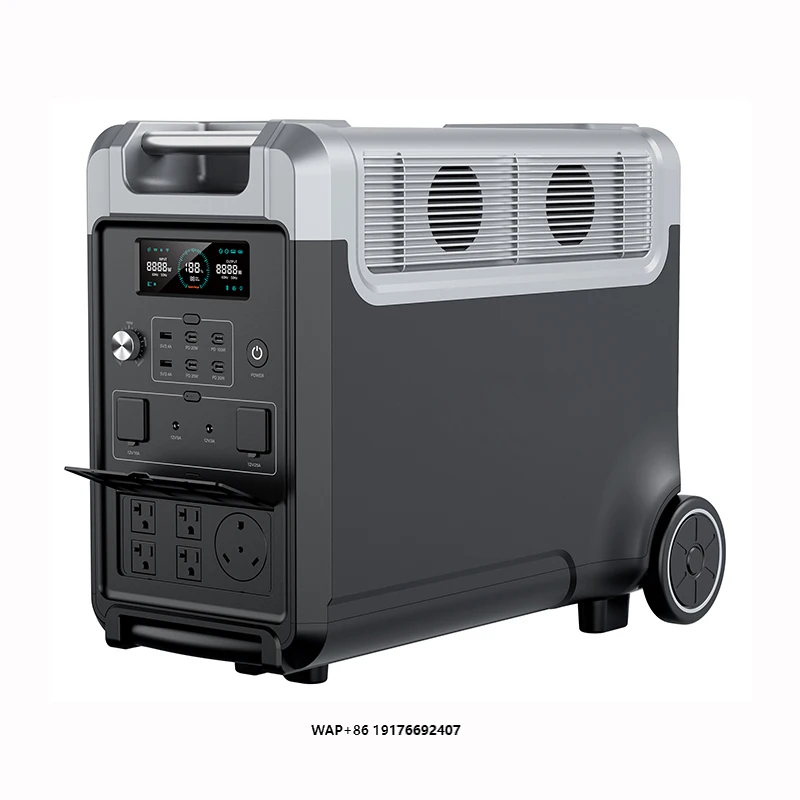 Large Capacity Outdoor Europe 220v Lifepo4 Lithium Battery Solar Generator 3840wh Ups 3000w 3600w Portable Power Station