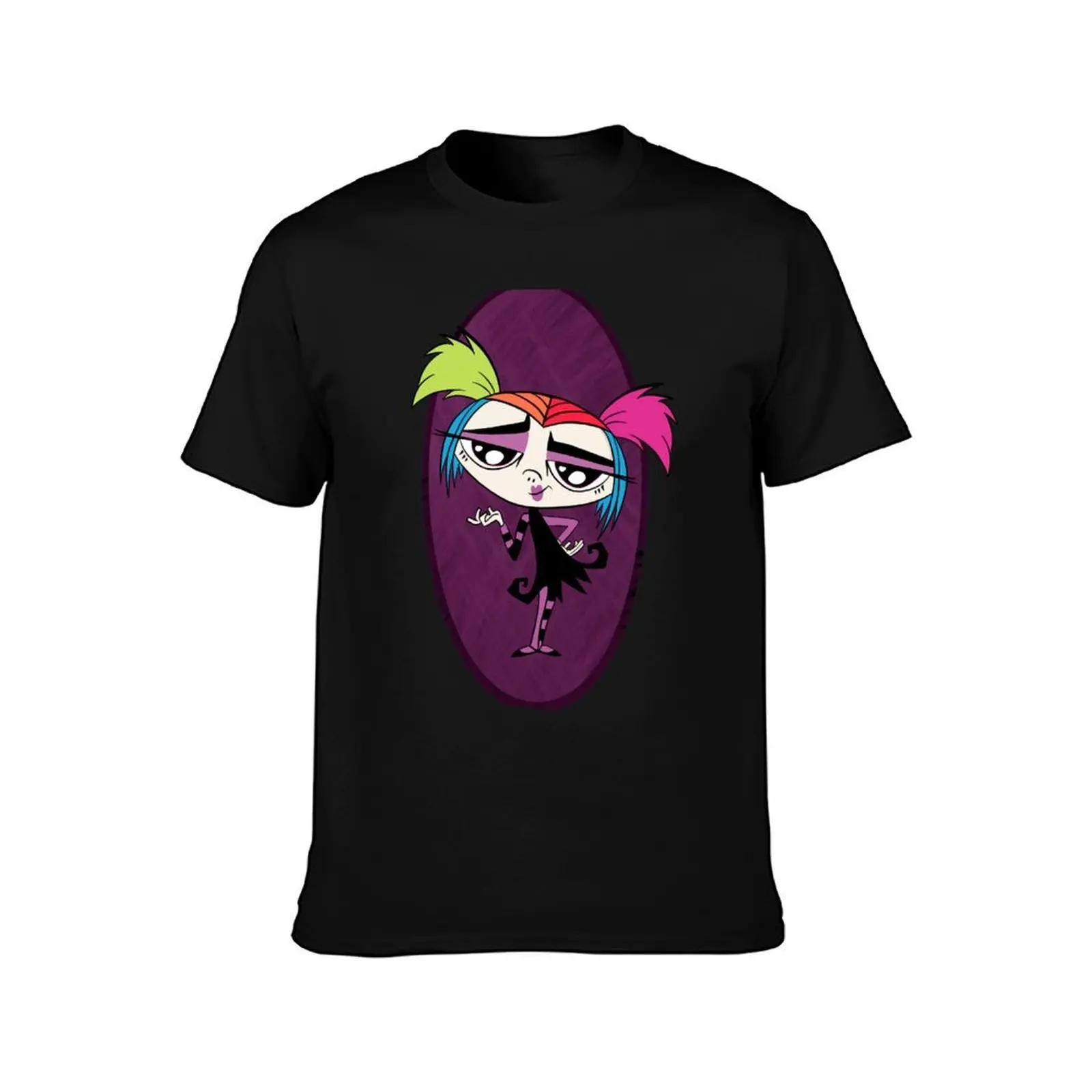 Growing up Creepie T-Shirt, Summer Casual Cotton Tee, Oversized Streetwear Tops, Vintage Graphic Print, Loose Fit Short Sleeve