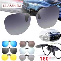 Men Women Clip On Sunglasses Polarizing UV400 Protention Vintage Clip Polarized Glasses Unisex Night Vision Driving Goggles 2023