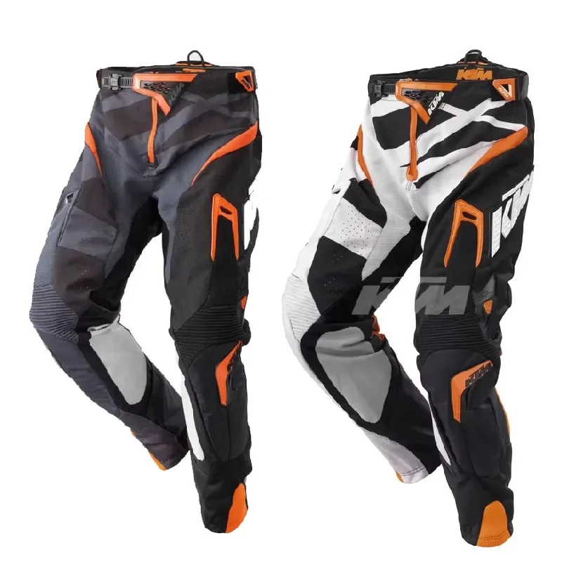 Original for KTM Men Motocross Pants BMX ATV Dirt Bike Offroad Motorcycle Rally Pants 600D Oxford Wear Resistant MX Racing Pants