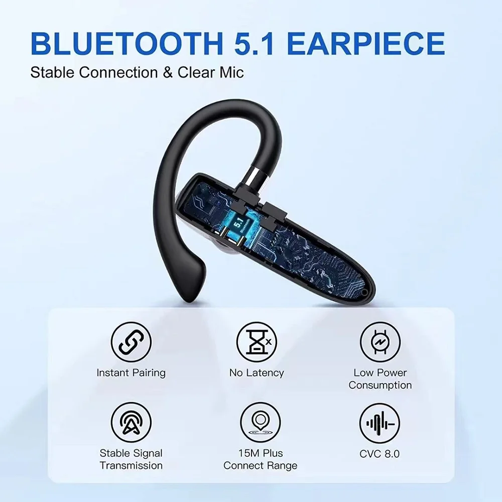 Wireless Headphones With Microphon Bluetooth Headset Office Earphones Fone De Ouvido Audifonos Con Microfono Busines Auriculares