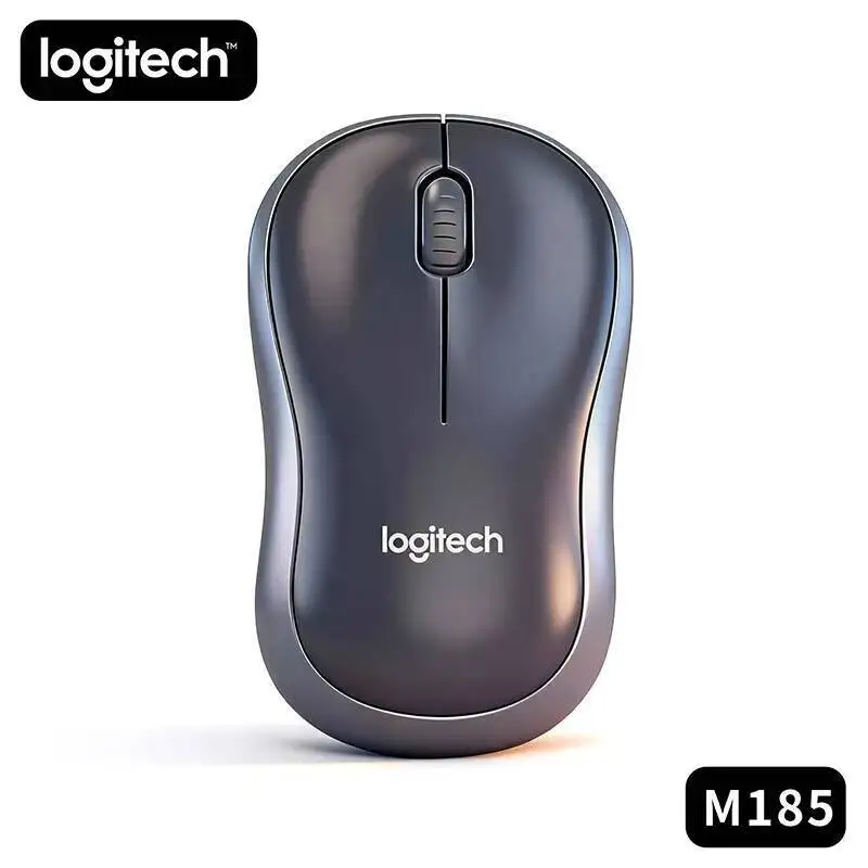 

Беспроводная мышь Logitech M185, 2,4 ГГц, 1000 точек на дюйм, оптическое отслеживание, USB-наноприемник, портативный для офиса, дома, ПК, ноутбука
