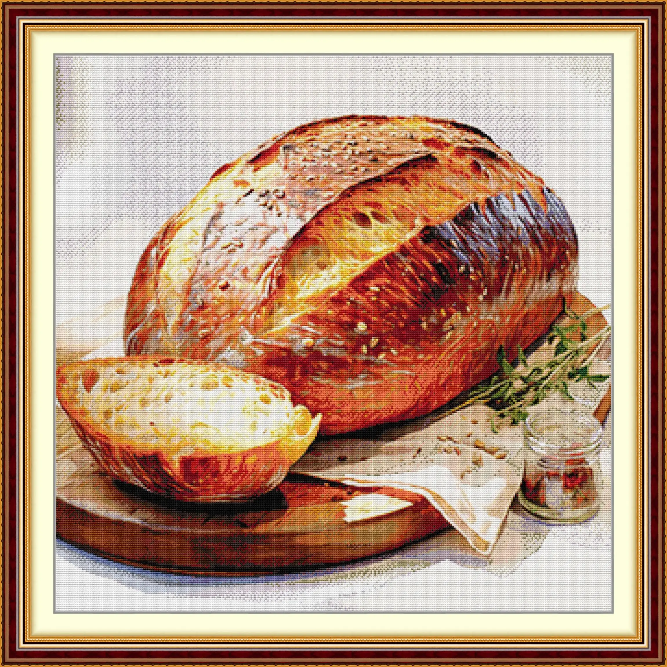 

Soulgift News Набор для вышивки крестом с предварительной печатью, штампованная ткань Аида с нитками DMC, набор для вышивания - akery