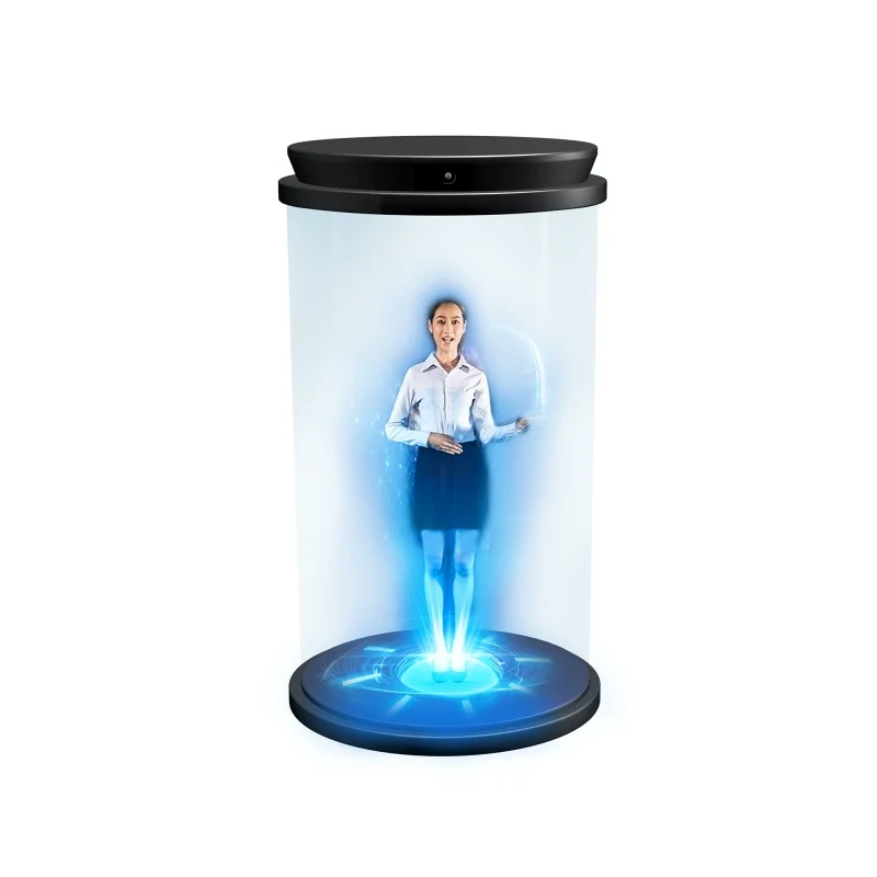 HoloTube  Interactive Holograms  5.5inch Small Advertising Light Box 3D Digital Screen