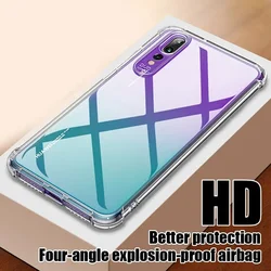 Luksusowe, miękkie etui na Huawei P20 P30 Lite Pro Protective Transparent Case Mate 20 30 Lite Honor 20 Lite pro Silicone Back Cover