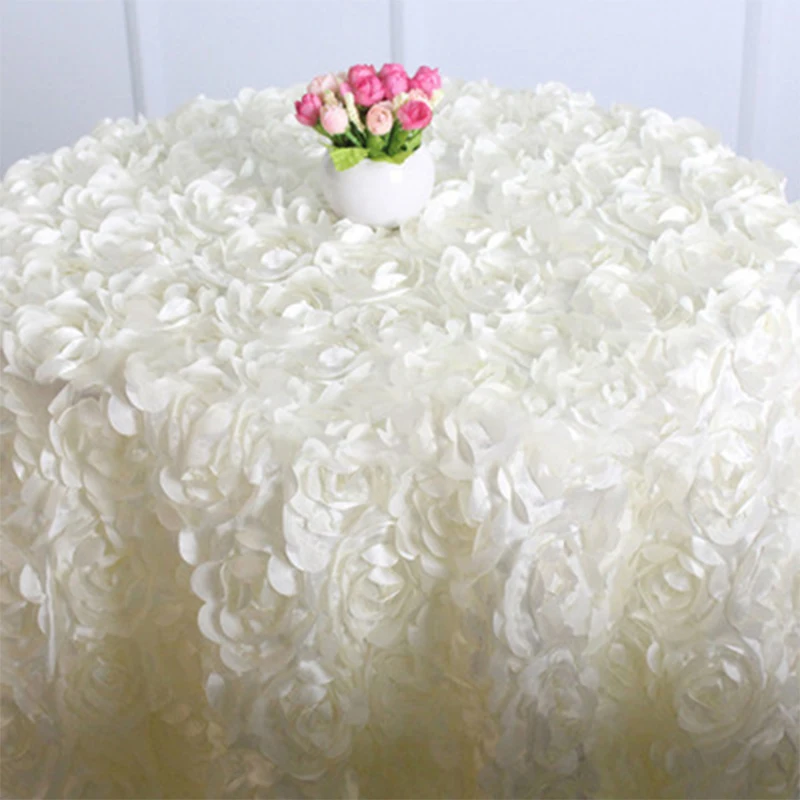 Three dimensional rose tablecloth, petal wedding tablecloth, modern hotel check-in tablecloth, cake petal tablecloth