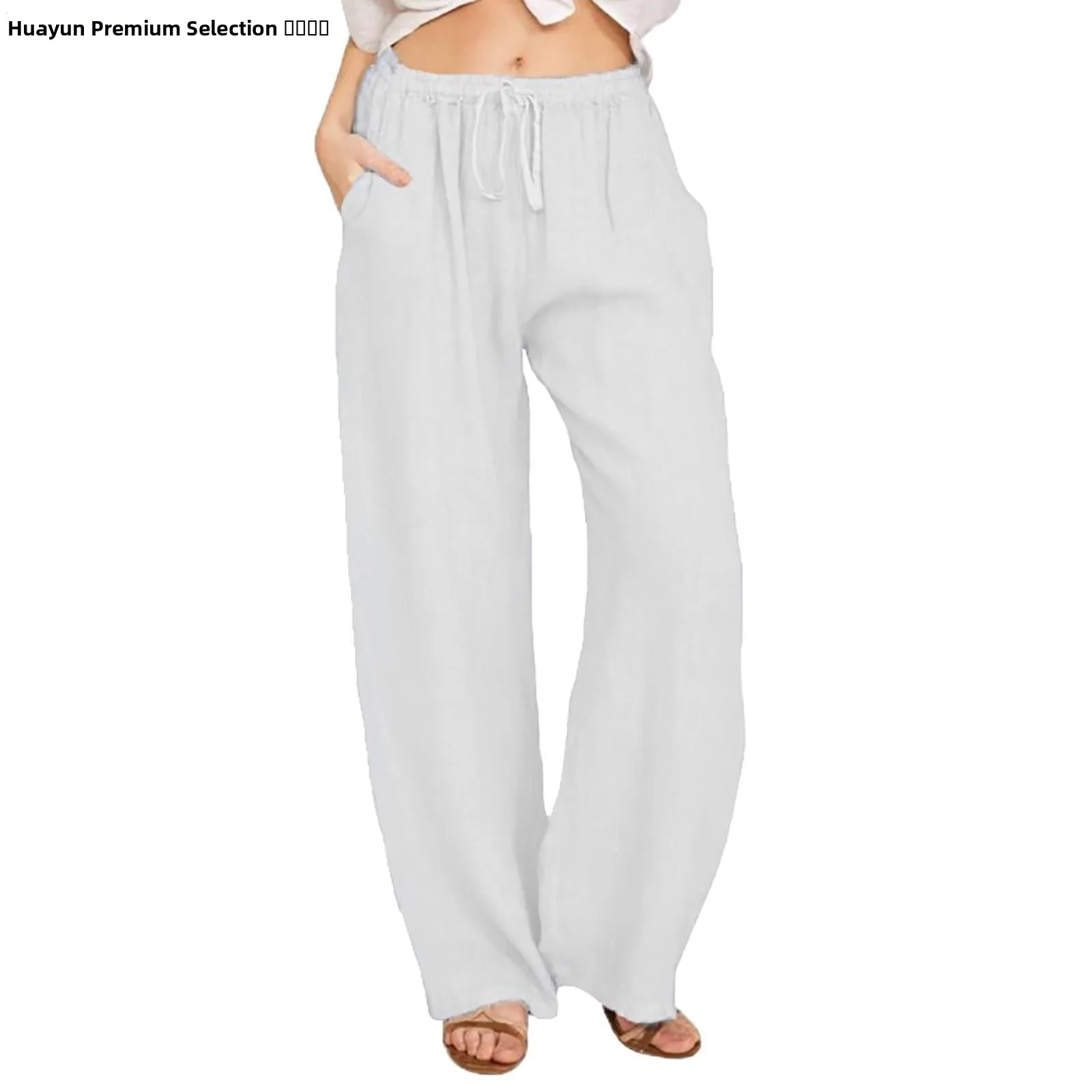 レディースゆったりカジュアルパンツ 無地 プラスサイズ ストリートスタイル ワイドレッグ ロングパンツ 快適なルーズフィット ストレートレッグパンツ