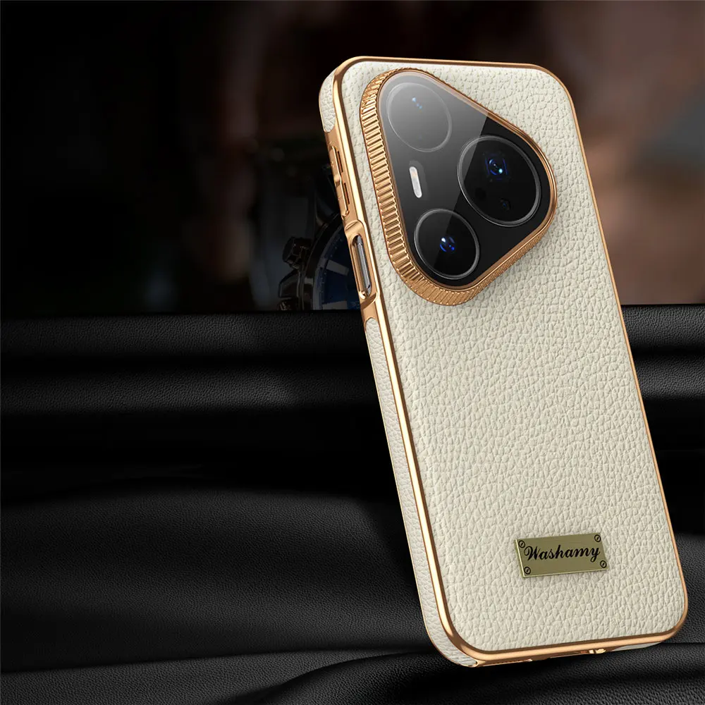 

Чехол из воловьей кожи премиум-класса Togo для Huawei Pura 70 80 Ultra Magsafe, полное покрытие