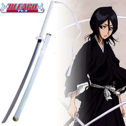 104cm Anime Bleach Katana Kuchiki Rukia Sword Cosplay Prop Wooden Ninja Knife Real Size Japanese Katana Samurai Sabre Decor Gift