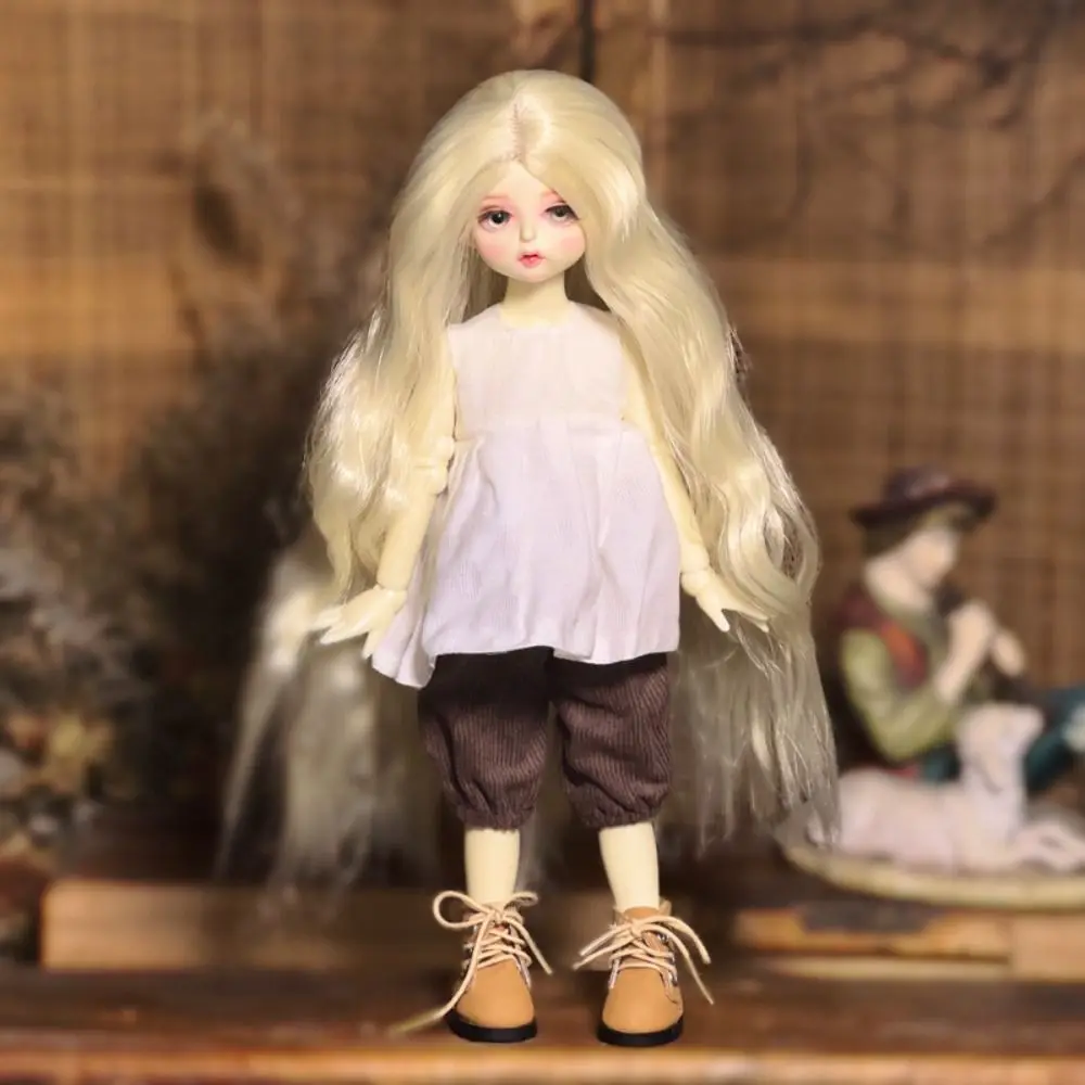 Acessórios de brinquedo roupas de boneca bjd roupa de brinquedo olhos 3d simulado olho dobradiça boneca vestido 1/6 bjd brinquedo roupas juntas removíveis boneca
