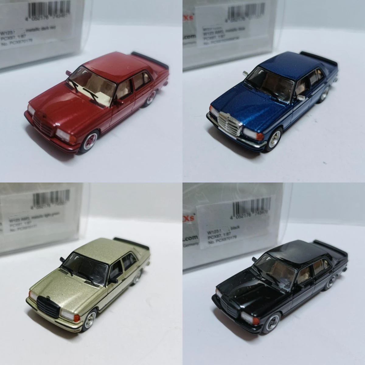 Premium ClassiXXs 1:87 W123 Vintage Car Simulation Limited Edition Plastic Metal Static Car Model Toy Gift