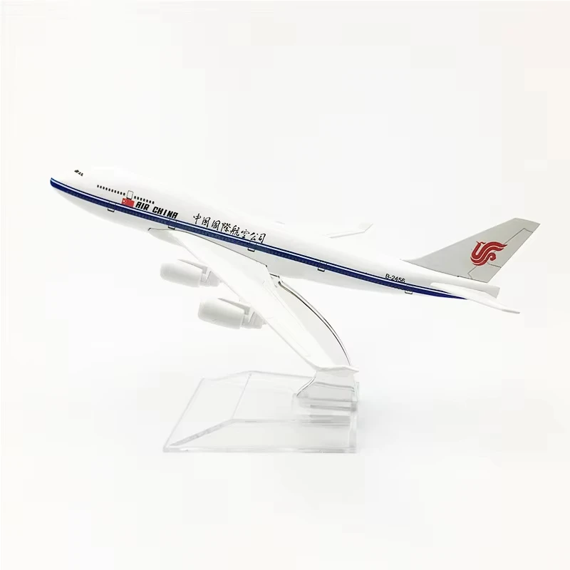16 cm Aerei Air China B747 Modello Giocattoli Modello di aereo Decorazione da collezione