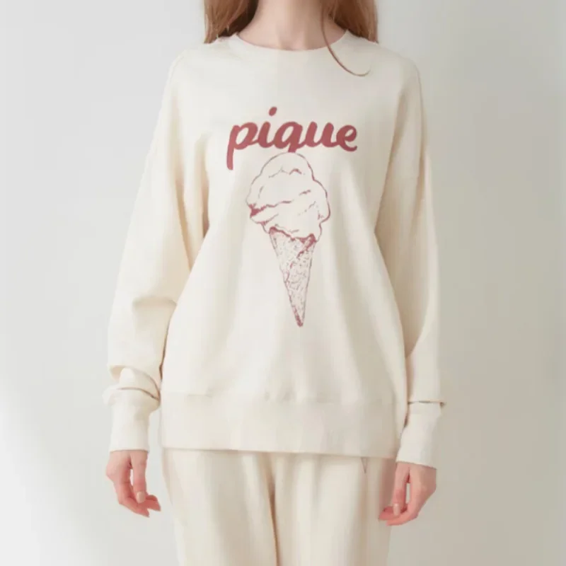 Couple Pajamas Set Women Men Ladies Room Wear Sweatshirt Home Wear