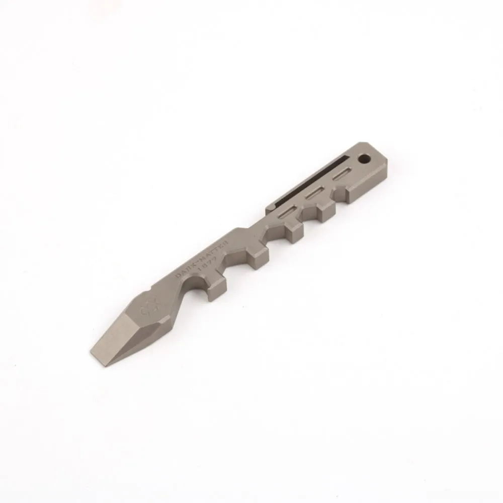 TC4 Titanium Alloy Crowbar EDC Multi-tool Driver Pry Bar Bottle Opener Outdoor Survival Defense Tools