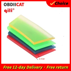 Car Window Glass squeegee Strips Vinyl Film Soft Rubber Squeegee for Vinyl Wrap Car Paint Protection Film Install Scraper