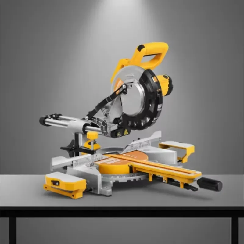 210mm 1700W Sliding Miter Saw Woodworking Bench Top Miter Saw Power Saws