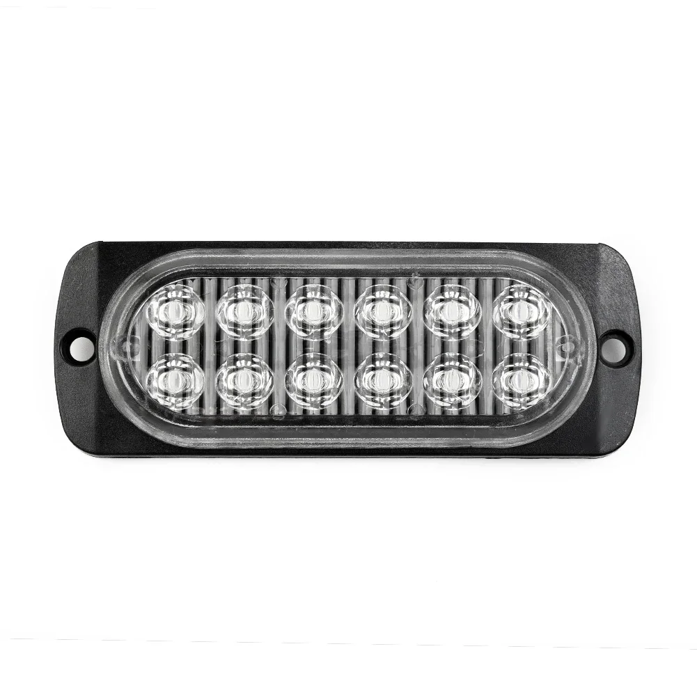 2pcs LED Urgent Light DC 12V-24V 12LED For Truck Car Van Bus Off-road Car Trucks Safety Urgent Working Fog Lamp Light