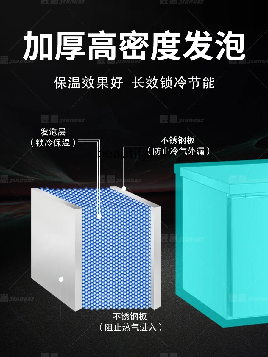 Drawer-Type Refrigerated Air-Cooled Workbench Kitchen Industrial Refrigerator Fresh-Keeping Freezer Platform Refrigerator