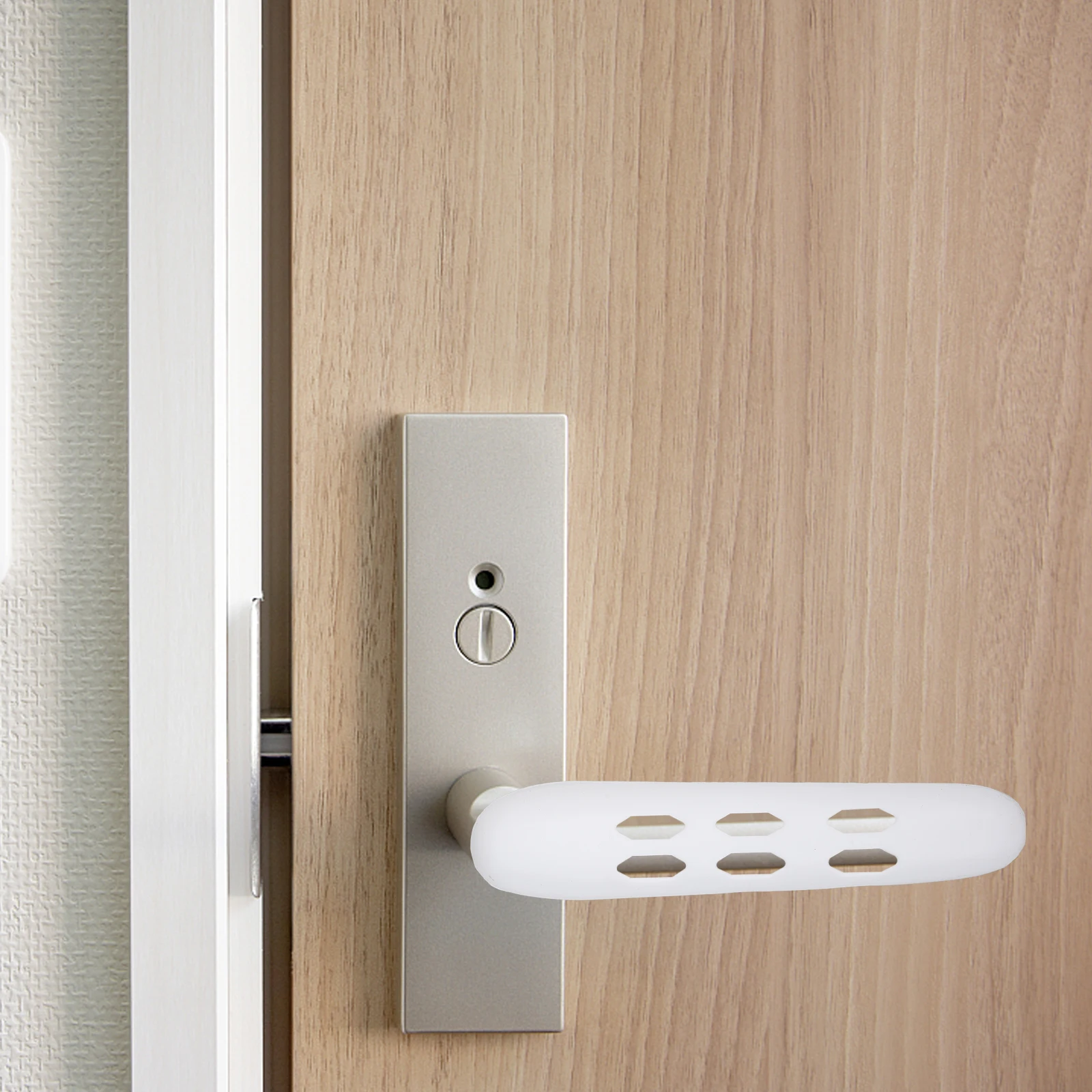 Guanti per maniglia per porta in silicone Forma Copertura protettiva per bambini Protezione per maniglia per porta Protezione antiscivolo anti-collisione