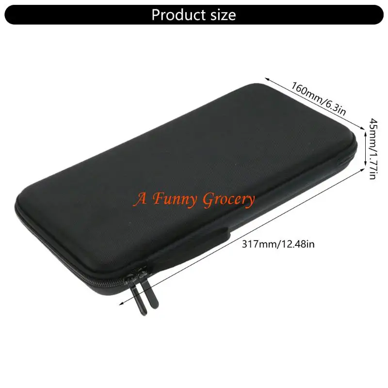 652e Caixa transporte rígido para ROG FALCHION RX Teclados mecânicos baixo perfil transportando caixa proteção