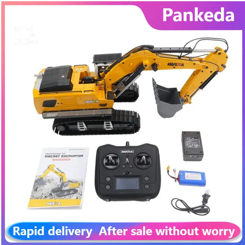 

New Product 1599 Twenty-four Channel All Alloy Engineering Electric Excavator 1:14 Adult Collectible Grade Remote Control Toys