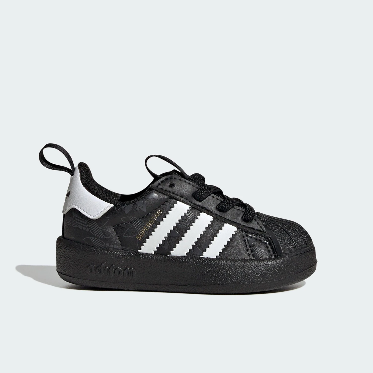 

Adidas genuine three leaf clover baby easy to wear and take off shell toe sports shoes JR3755