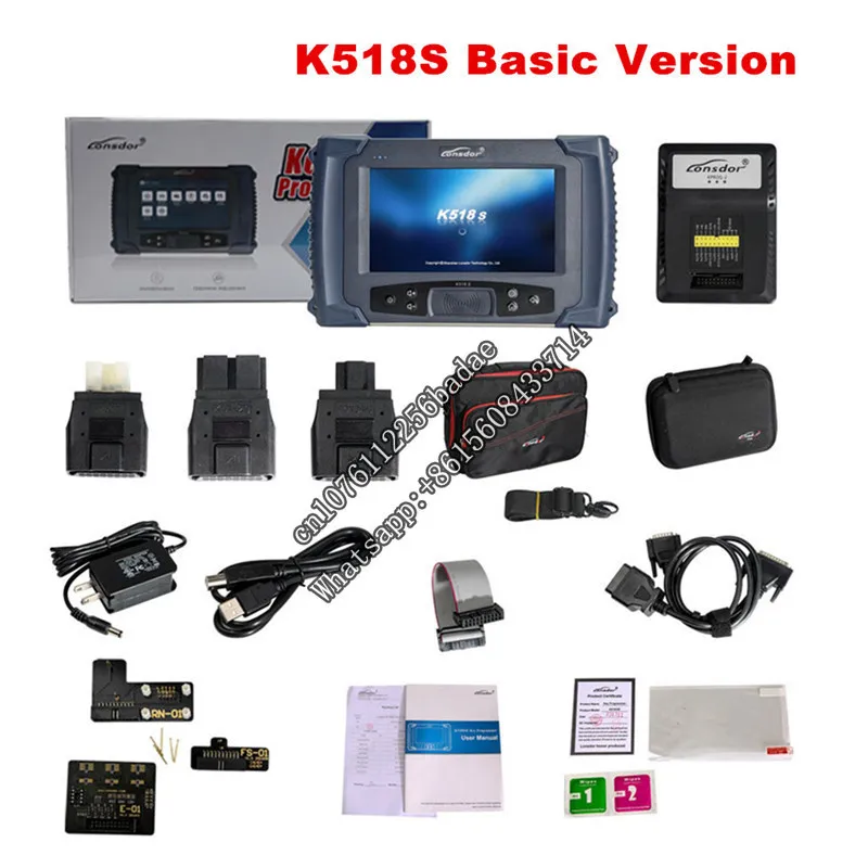 LONSDOR K518S Key Programmer Basic Version K518 No Token Limitation Support All Makes Update  of SKP1000