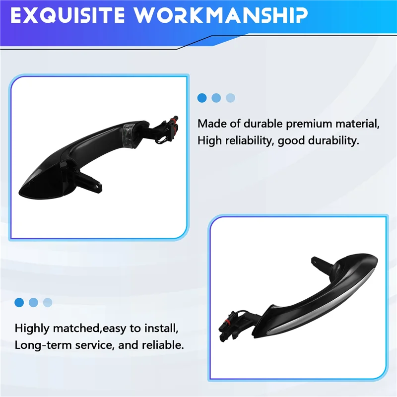 

A03G-Front Rear Right Door Handle 51217231934 For BMW F07 F10 F11 F06 F12 F13 F01 F02 F03 F04 Front Right LHD