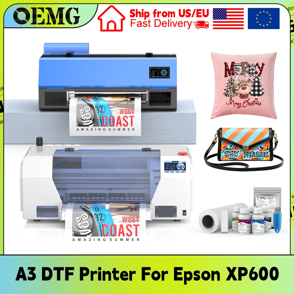 طابعة OEMG A3 DTF مع رأس الطباعة Epson XP600 C13 30CM-H تي شيرت مباشر إلى فيلم جميع آلة طباعة الأقمشة A3 DTF Impresora #1