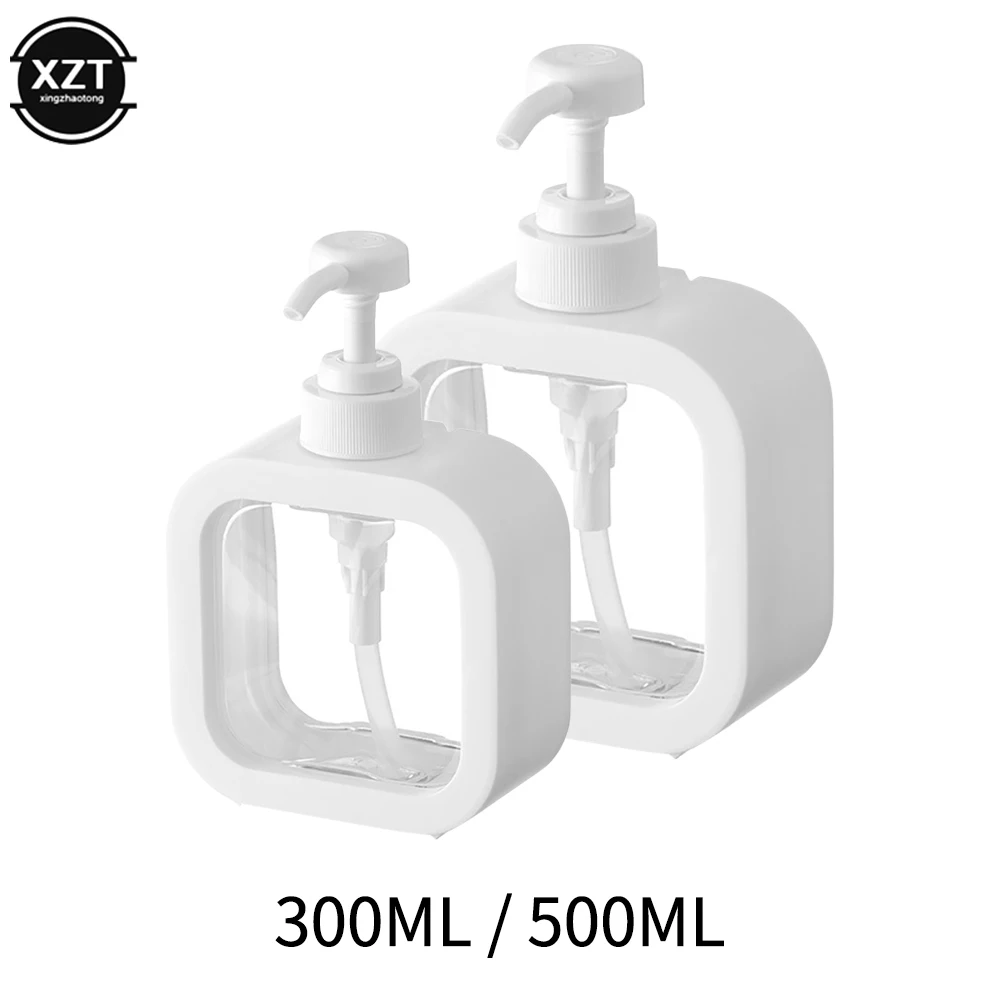 Bathroom Soap Dispensers Refillable Lotion Shampoo Shower Gel Holder Portable Travel Dispenser Empty Bath Pump Bottle