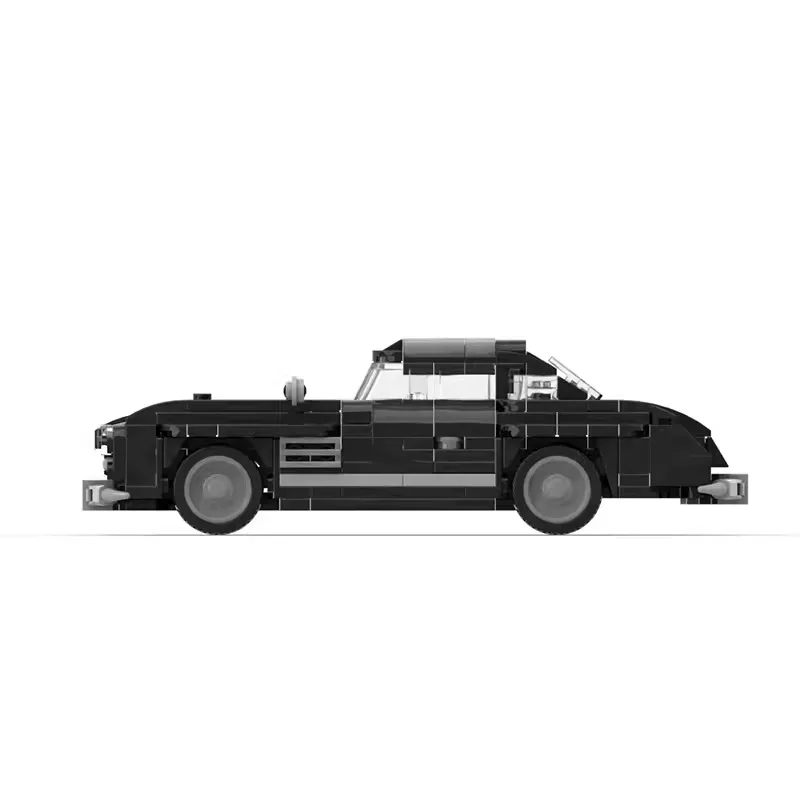 MOC - 300 SL Speed Champions Building Blocks Set, carros esportivos pretos, brinquedos de tijolos, presentes para meninos e meninas