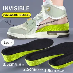 1 Pair New Designed Unisex Height-increasing Shoe Insoles, Sweat-absorbing Odor-resistant Comfortable Shock-absorbing Insoles