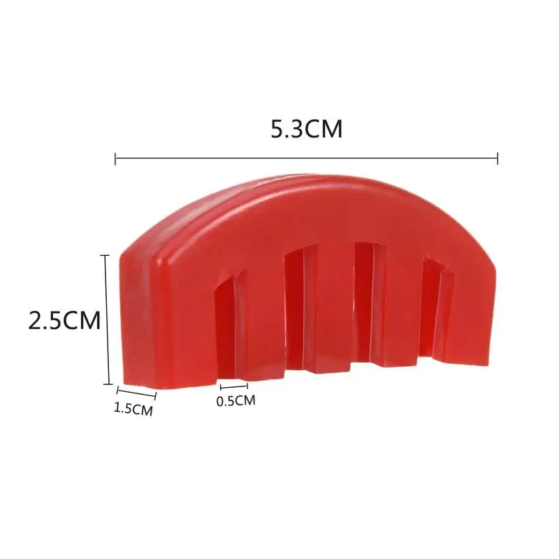 Viool Dempt Deel Rubber Viool Mute Geluiddemper Voor 4/4 3/4 1/2 Violino Praktijk Accessoires Kleurrijke Rubber Mute Mute