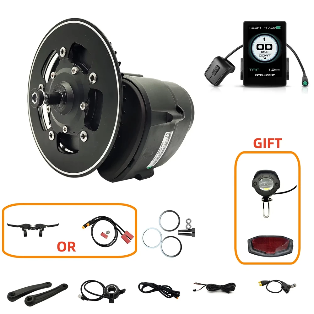 

Tongsheng TSDZ2B 36V 48V 250W 350W 500W Ebike Electric Bike Mid Drive Motor Conversion Kit Torque Sensor