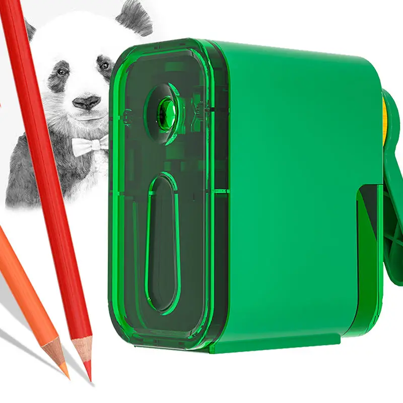 Pencil Sharpener Stronger Helical Blade To Fast Sharpen Kids School Classroom Manual Pencil Sharpener For Colored