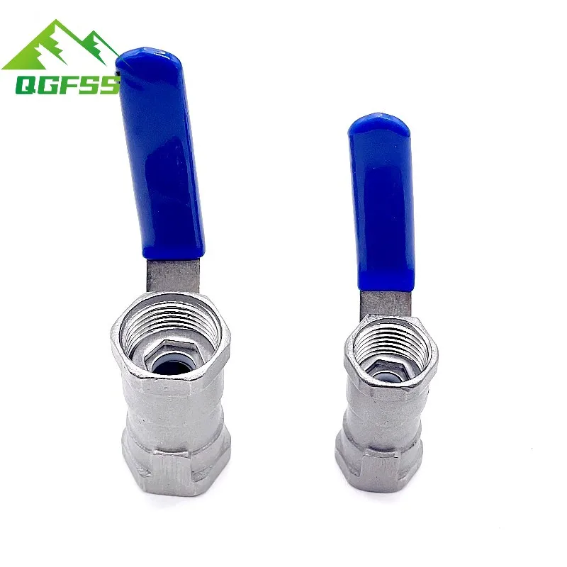 SS 304 Stainless Steel one-piece Ball Valve Female Threaded 1/4\