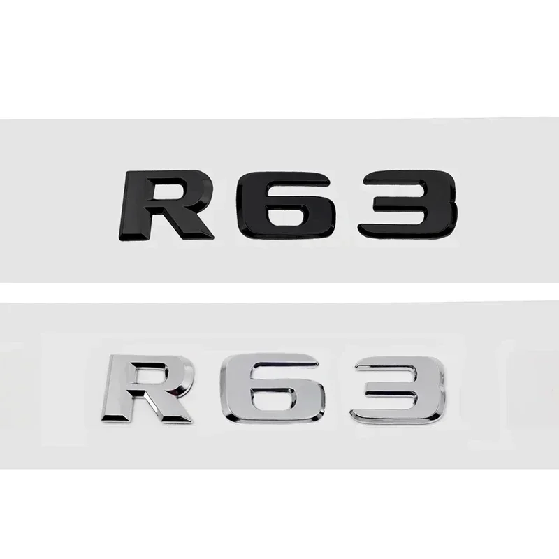 OK ABS  Rear Sticker Alphabet Trunk Badge Decal Exterior for Mercedes Benz R63 R300 R320 R350 R500 R Class 3D Emblem Accessories