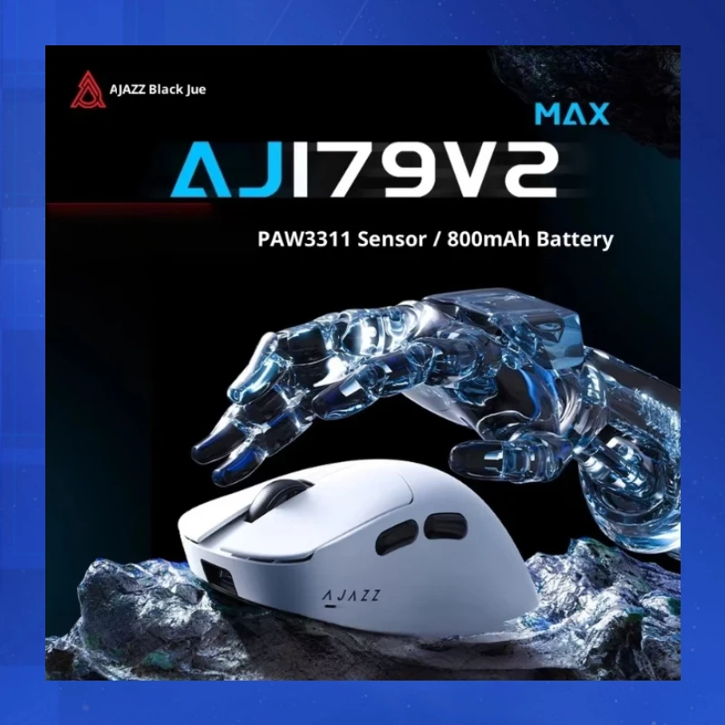 

New Hot Ajazz Aj179v2 Right-Handed Esports Gaming Mouse Ergonomic Wireless Three Mode Bluetooth Lightweight Gaming Mouse