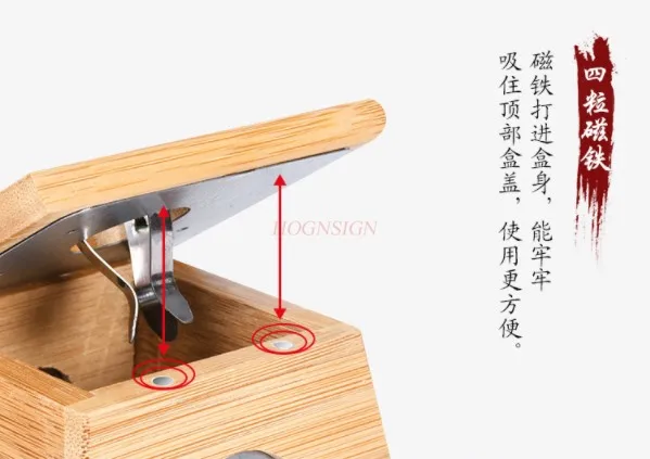 Bamboo moxibustion box portable moxibustion household moxibustion rack moxibustion column bar moxibustion bar moxibustion bar