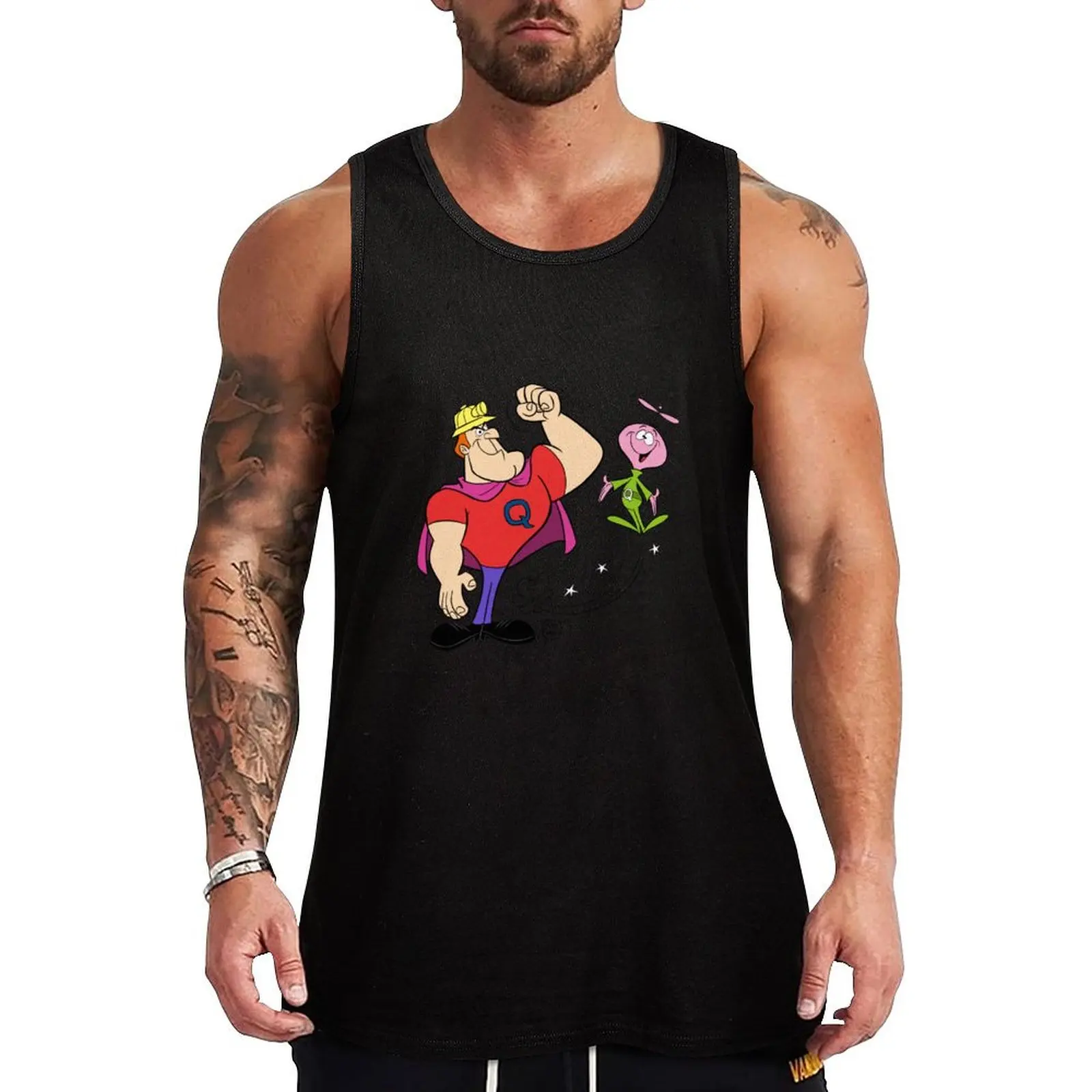 

Jay Ward Quisp and Quake Tank Top basketball clothing T-shirt men T-shirts men
