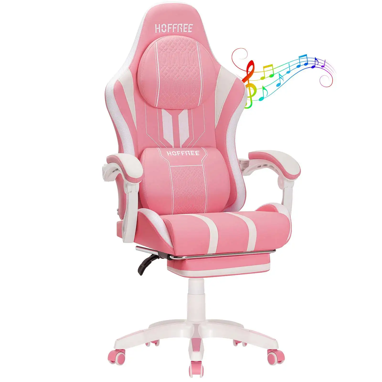 Ergonomic Gaming Chair | Massage Function | T-shaped Armrest