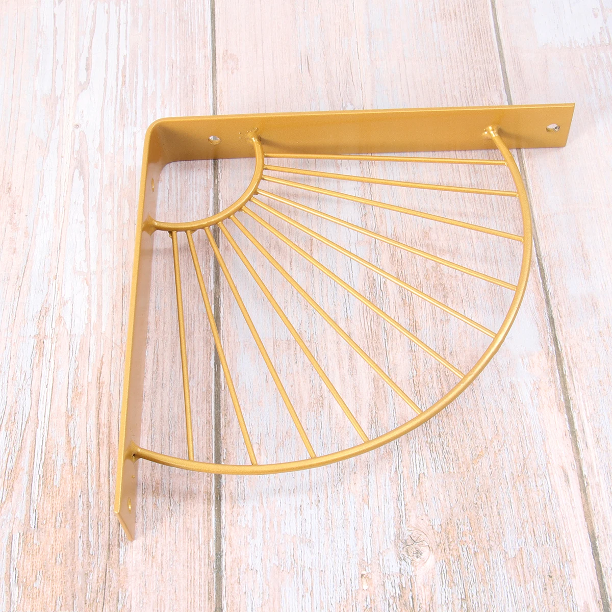 

1Set Fan-Shaped Shelf Bracket Strong Steel Durable Wall Support Rack Layer Board Divider for Household Fanshaped Clapboard
