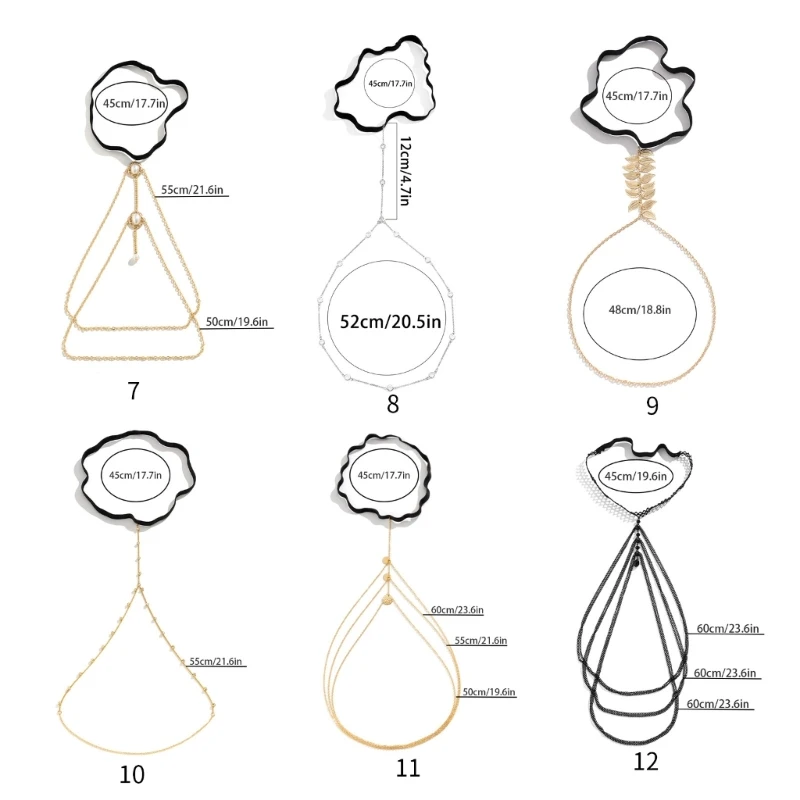 Delicate Long Tassels Leg Chain for Woman Multiple Type Elastic Thigh Chain