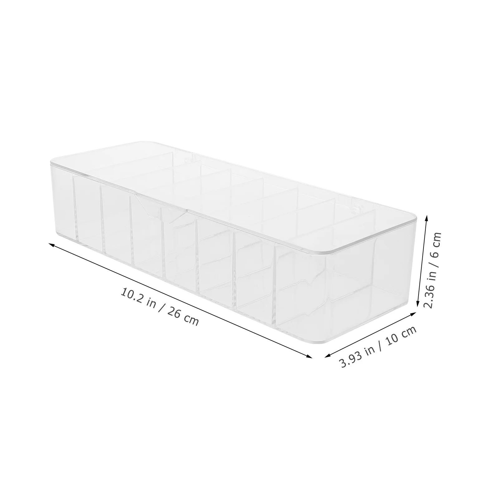 

Transparent Cable Organizer Box With Divided Sections For Usb Cables Chargers Earphones Wire Management Holder Cord