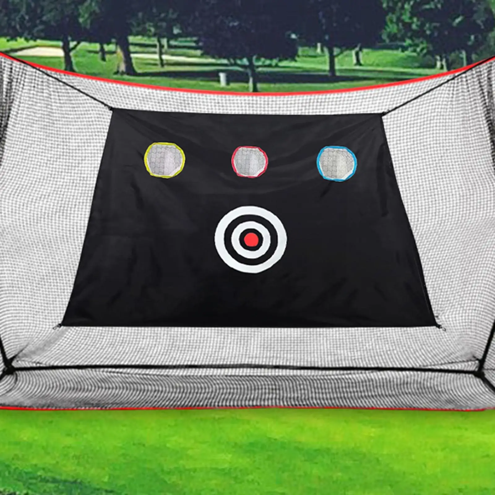 Durable Polyester Golf Practice Net Target Cloth Easy Setup Folding Chipping Net for Outdoor and Indoor Training