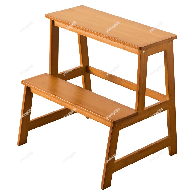 Foldable Dual Purpose Step Stool Multifunctional Ladder Chair For Household Kitchen Climbing Use