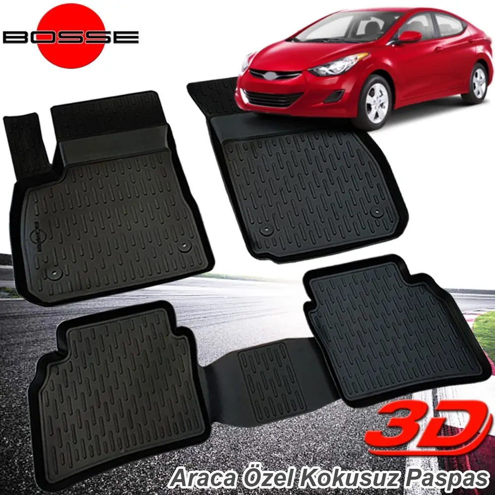 For Hyundai Elantra Mat 3D Pool 2011 2015 BOSSE