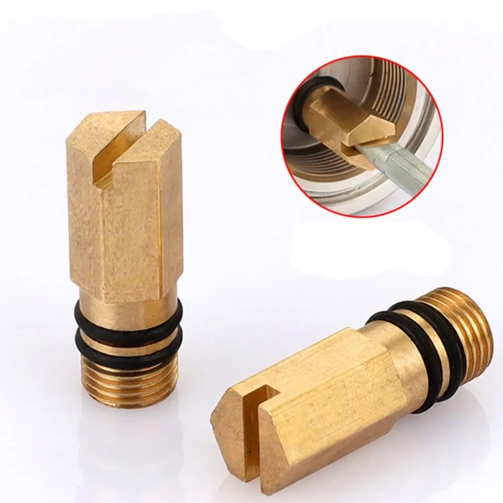 3pcs Fitting Brass Faucet Plug Taps Blanking Plug Flexible Pipe End Cap Bathroom Wash Pan