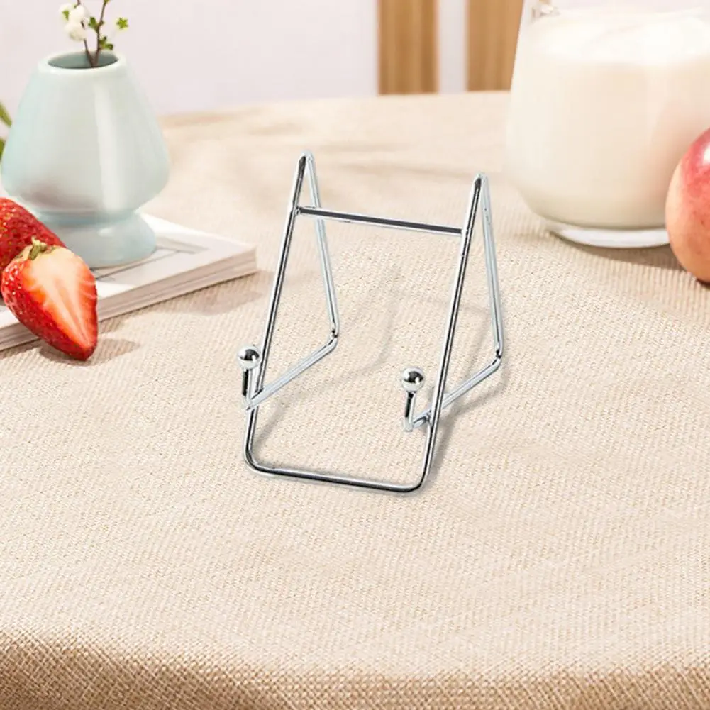 Soporte Triangular para tableta, soporte de hierro estable para exhibición de revistas, soporte multiusos para marcos de fotos