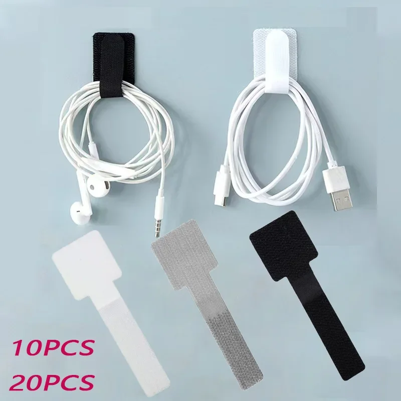 

Reusable Cable Ties Fastening Wire Organizer Cord Rope Holder Self Adhesive Adjustable Cord Organizer Straps Desk Management
